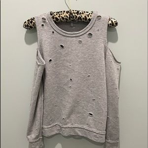 kids medium grey sweatshirt